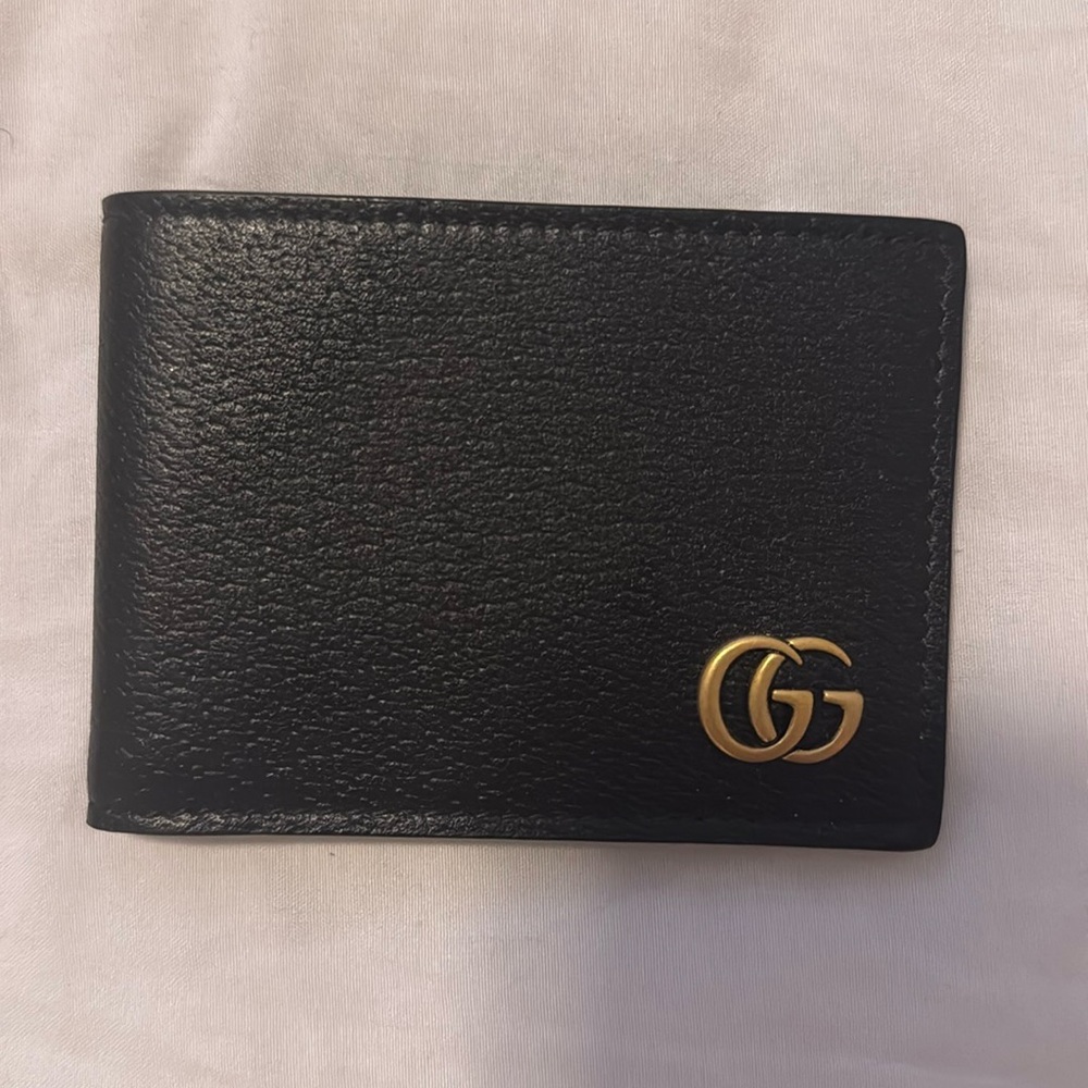 GG MARMONT LEATHER BI-FOLD WALLE